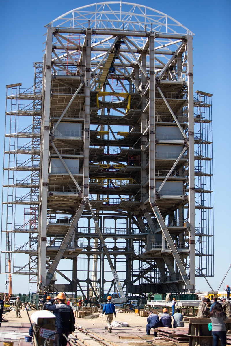 Illustration for article titled Check Out Russia's New Spaceport Being Built